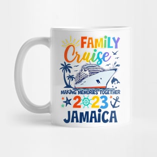 Jamaica Cruise 2023 Family Friends Group Vacation Matching Mug